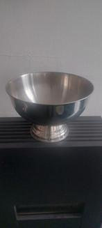 Zilverkleurige champagnebowl op voet van Xenos, Overige materialen, Gebruikt, Schaal, Rond