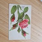 Ansichtkaart gefeliciteerd (poststempel Kesteren 1909), Verzamelen, Ophalen of Verzenden