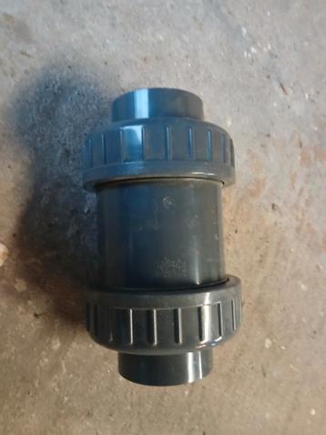 Nieuwe PVC Terugslagklep Veerbelast 75mm beschikbaar voor biedingen