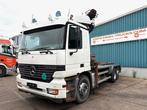 Mercedes-Benz Actros 2540 L 6x2 MP1 WITH V-CRANE & HOOK-ARM, Automaat, Elektrische ramen, 394 pk, Wit