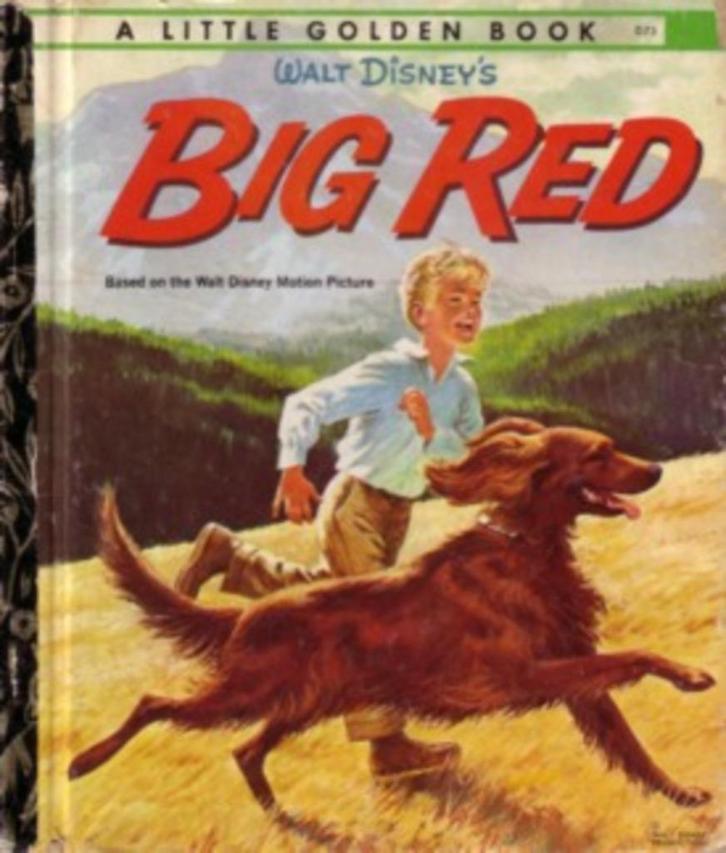 Vintage little golden book: Walt Disney's Big Red (1973), Boeken, Taal | Engels, Zo goed als nieuw, Fictie, Ophalen of Verzenden