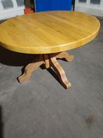 Massief Kersenhouten 4 poots ronde tafel Zeer zwaar.., Huis en Inrichting, Tafels | Eettafels, Ophalen, Rond, Zo goed als nieuw