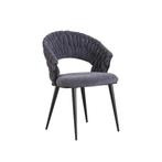 Eric kuster stijl - Eetkamerstoelen - Antraciet - Stoel, Huis en Inrichting, Stoelen, Overige kleuren, Nieuw, Ophalen of Verzenden