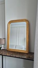 Gouden Vintage Toog Spiegel DeKnudt | 88x63cm Goud, Ophalen of Verzenden, Zo goed als nieuw, Minder dan 100 cm, Rechthoekig