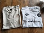 2 x T-shirt maat M PME Legend en Black Bananas, Kleding | Heren, T-shirts, Ophalen of Verzenden, Gedragen, Wit