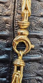 Mooie 14karaat goud koningsketting, Ophalen of Verzenden, Nieuw, Goud, Goud