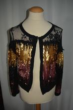 Miho's, prachtig exclusief vest met pailletjes, maat M, Maat 38/40 (M), Overige kleuren, Miho's, Ophalen of Verzenden