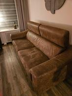 Leren bank, Huis en Inrichting, Ophalen of Verzenden, Zo goed als nieuw, 75 tot 100 cm, 200 tot 250 cm