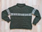 IJslandse trui handgebreid maat L/XL, Kleding | Dames, Truien en Vesten, Ophalen of Verzenden, Nieuw, Groen