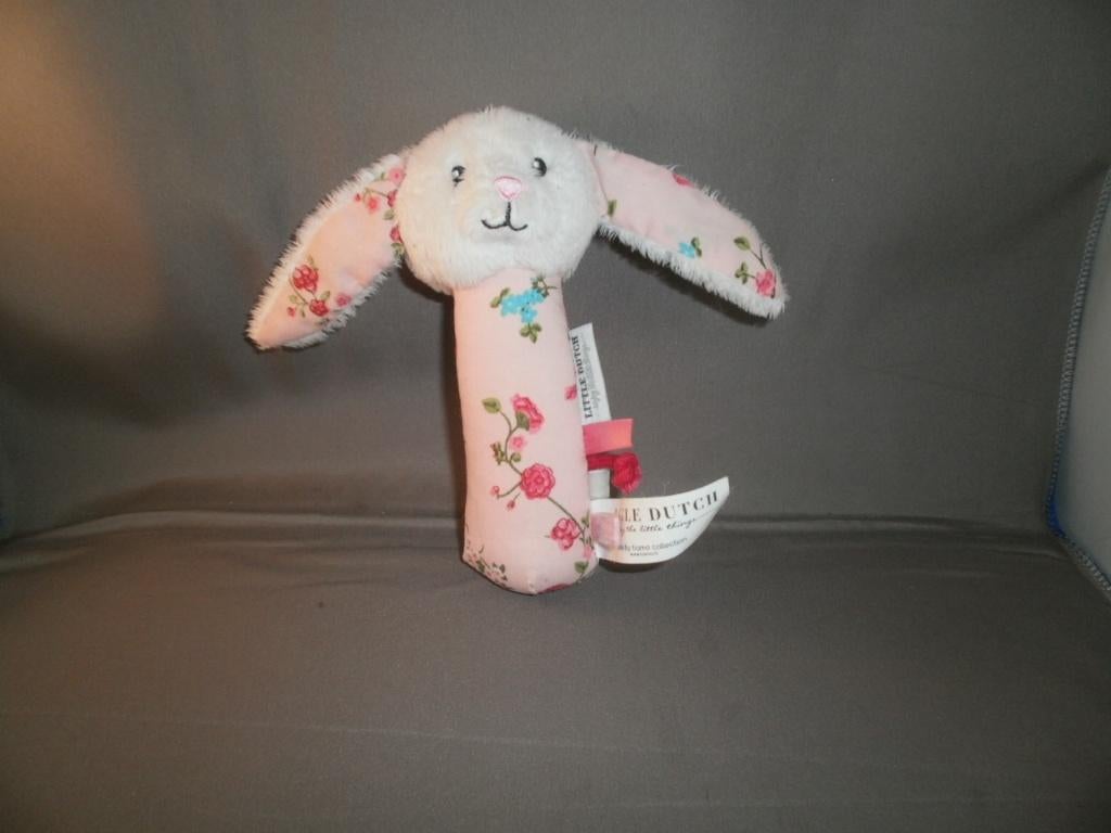 little dutch rammelaar roze gebloemd of blauw sterren of box, Ophalen of Verzenden, Zo goed als nieuw, Konijn