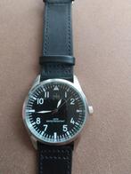 Crown Watch Pilot Horloge. NIEUWSTAAT, Ophalen, Zo goed als nieuw, Staal, Overige merken