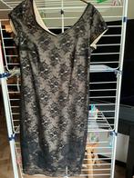 Zwart kanten jurk mt42,Chema blanco zwarte jurk,, Ophalen, Zwart, Maat 42/44 (L), Zo goed als nieuw