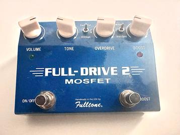 Fulltone Full-Drive 2 MOSFET Overdrive Pedaal beschikbaar voor biedingen