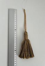 Nieuw Sleutelkwast Sierkwast Kwast Goud Zwart  23 cm, Huis en Inrichting, Ophalen of Verzenden, Nieuw