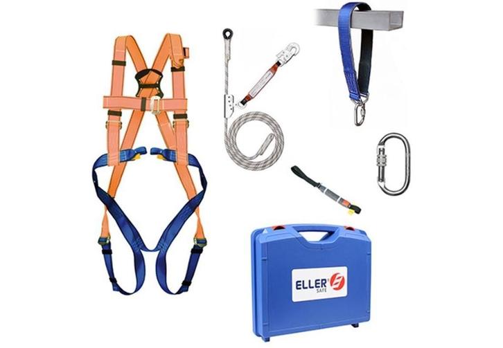 EllerSafe Valbeveiliging Set Hellende Daken Basic M–XL, Doe-het-zelf en Verbouw, Veiligheidskleding, Zo goed als nieuw, Ophalen of Verzenden