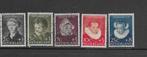 Nederland 1956, NVPH 683 t/m 687, Gestempeld., Postzegels en Munten, Postzegels | Nederland, Verzenden, Na 1940, Gestempeld