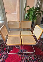 4 Cesca stoelen Marcel Breuer keukenstoelen, Huis en Inrichting, Stoelen, Ophalen, Thonet Bauhaus Retro Vintage Rotan hout, Overige kleuren