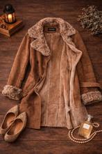 Beaumont lammycoat L, Kleding | Dames, Jassen | Winter, Bruin, Beaumont, Maat 42/44 (L), Ophalen of Verzenden
