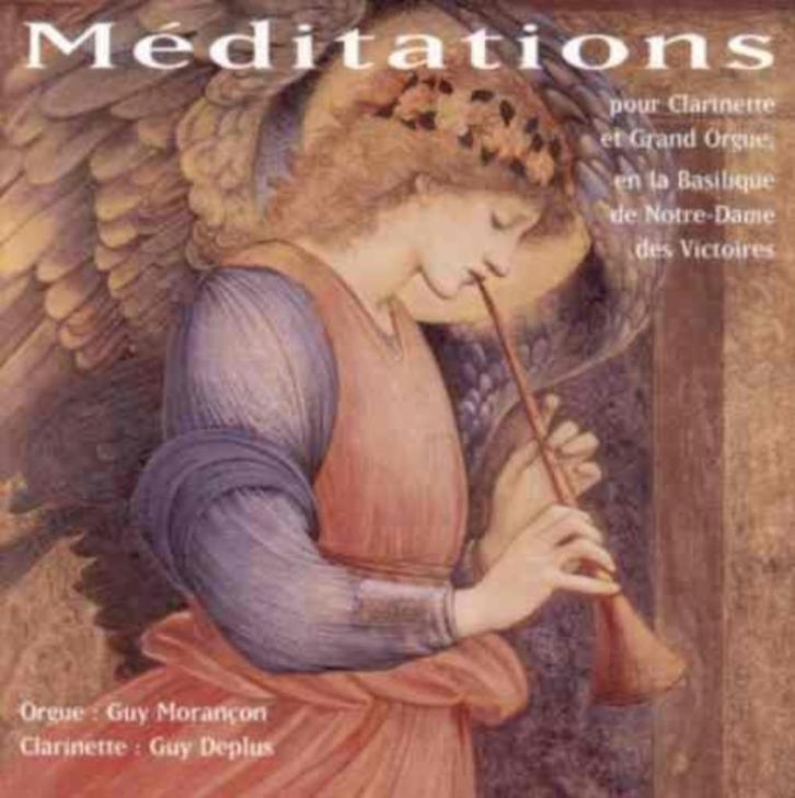 CD-sale GUY DEPLUS & GUY MORANÇON - Méditations pour, Cd's en Dvd's, Cd's | Klassiek, Zo goed als nieuw, Overige typen, Classicisme