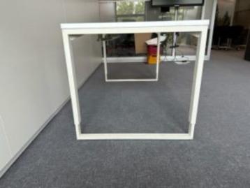 Bureau met knop en kabelgoot 160x80xH62-84 cm, 18 stuks - afbeelding 5