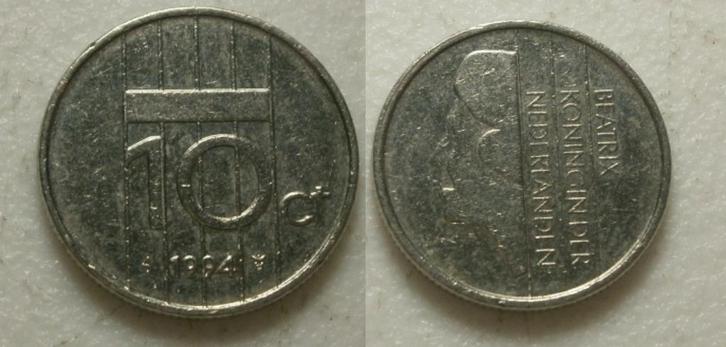 PD02599 Beatrix 10 cent 1994, Postzegels en Munten, Munten | Nederland, Losse munt, 10 cent, Koningin Beatrix, Ophalen of Verzenden