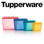 Tupperware siliconen bags, diverse maten, nieuw, Huis en Inrichting, Keuken | Tupperware, Nieuw, Ophalen of Verzenden, Rood