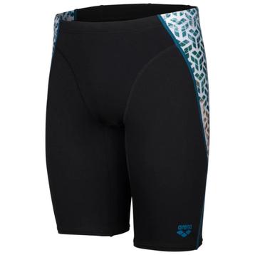 Nieuwe Arena Men Planet Water Swim Jammer Black White Multi beschikbaar voor biedingen