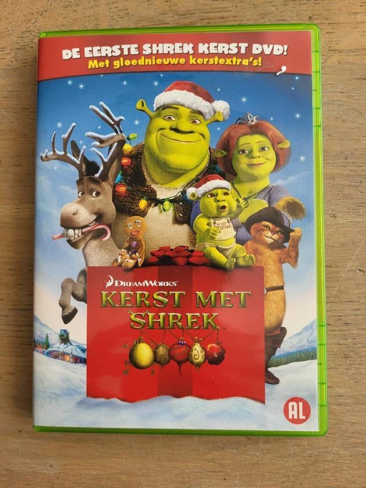 DVD Kerst met Shrek Dreamworks, Cd's en Dvd's, Dvd's | Tv en Series, Zo goed als nieuw, Overige genres, Alle leeftijden, Ophalen of Verzenden