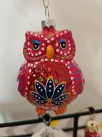 Kerstbal uil 9 cm, Diversen, Ophalen of Verzenden, Zo goed als nieuw