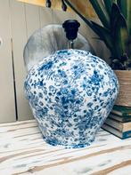 Lampenvoet delfts blauw organic papier mache lamp, Ophalen of Verzenden, Zo goed als nieuw, Nvt, Nvt