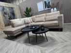 ZGAN Velvet Velours Hoekbank - Beige - 285 x 225 - 6 mnd Oud, Ophalen, Velvet velours hoekbank beige hotel chique eric custer