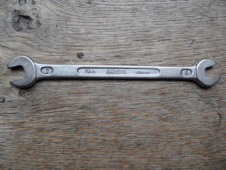 Rahsol (Gedore Solingen) No 5 steekringsleutel 6 7, Auto diversen, Autogereedschap, Zo goed als nieuw, Ophalen of Verzenden
