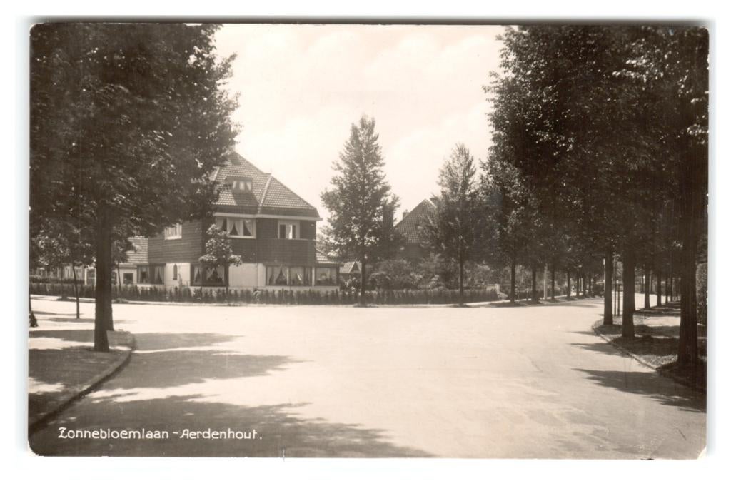 Aerdenhout, Zonnebloemlaan, Verzenden, 1920 tot 1940, Gelopen, Noord-Holland