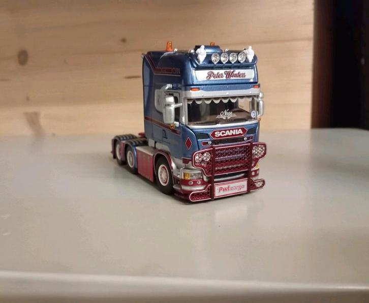 Scania R Peter Wouters WSI, Hobby en Vrije tijd, Modelauto's | 1:50, Zo goed als nieuw, Bus of Vrachtwagen, Wsi, Ophalen of Verzenden