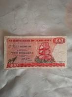 Zimbabwe $10 Dollar Biljet - Collectorsitem, Postzegels en Munten, Bankbiljetten | Afrika, Ophalen of Verzenden, Zimbabwe, Los biljet