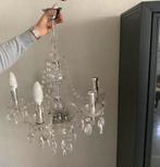 Leuke 5 armige kroonluchter lamp hanglamp kristallen, Huis en Inrichting, Lampen | Kroonluchters, Ophalen of Verzenden