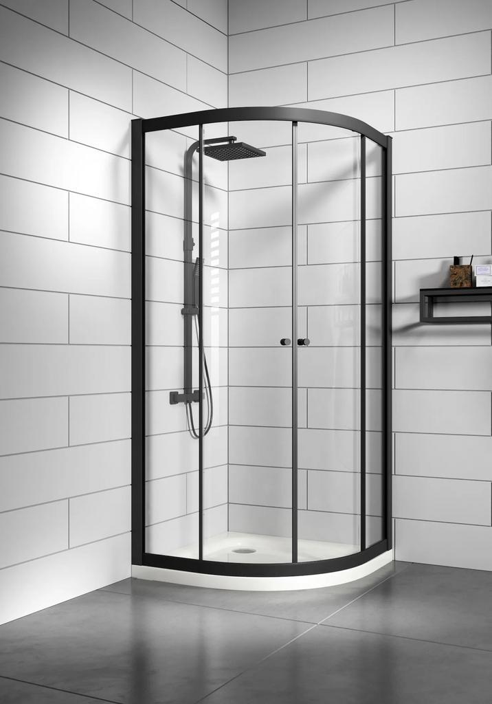 Douchecabine zwart mat, Huis en Inrichting, Badkamer | Complete badkamers, Nieuw, Ophalen