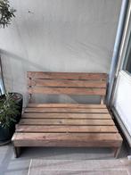 Palletbankje loungebank balkon, Ophalen, Gebruikt, Hout