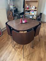 Ikea Fusion Eettafel Set vintage, Huis en Inrichting, Tafels | Eettafels, Gebruikt, 50 tot 100 cm, Bauhaus, vintage, retro, 90's, minimal, industrieel