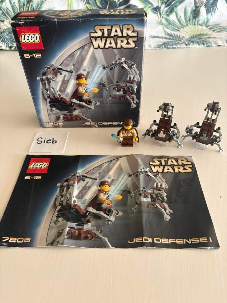 Lego Star Wars 7203 Jedi Defense I, Kinderen en Baby's, Speelgoed | Duplo en Lego, Zo goed als nieuw, Lego, Verzenden