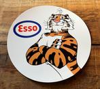 ESSO  retro Sticker -  Glans laminaat 20cm, Ophalen of Verzenden