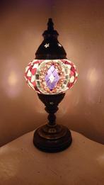 Oosterse Turkse Marokkaanse lamp tafellamp glasmozaiek, Oosters Arabisch 1001nacht Boho Ibiza Marrakech Marokkaans Turks, Nieuw