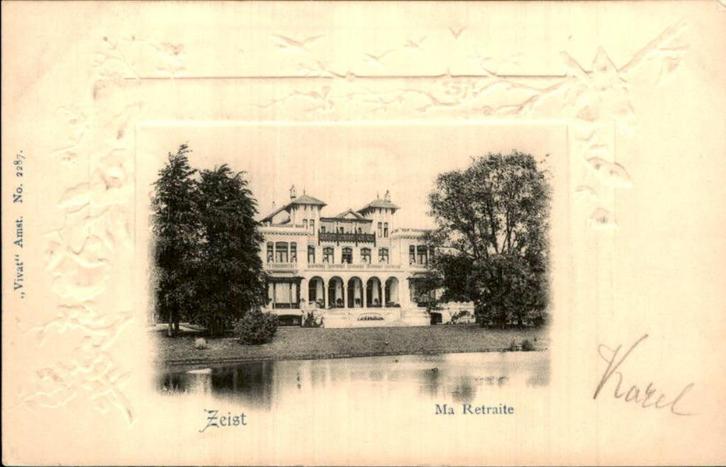 Zeist - Ma retraite, Verzamelen, Ansichtkaarten | Nederland, Gelopen, Utrecht, Voor 1920, Ophalen of Verzenden