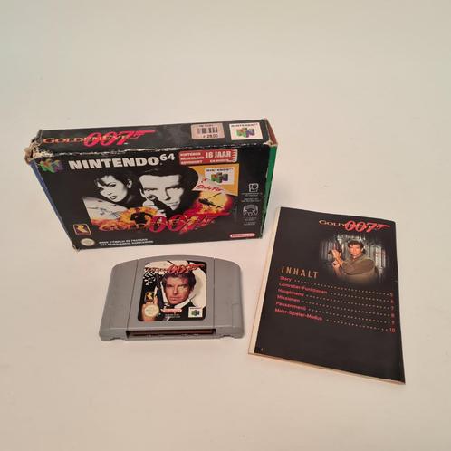 N64 GoldenEye 007 | Nintendo 64 | Met doosje en boek, Spelcomputers en Games, Games | Nintendo 64, Gebruikt, Shooter, 3 spelers of meer