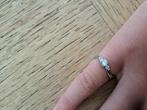 Kinderring zilver maat 17, Sieraden, Tassen en Uiterlijk, Ringen, Ophalen of Verzenden, Zo goed als nieuw, 17 tot 18, Dame