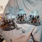3 Converted Chaos knights, Ophalen of Verzenden, Zo goed als nieuw, Warhammer, Figuurtje(s)