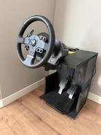 Trustmaster TMX Force Feedback racestuur + pedalen, Spelcomputers en Games, Spelcomputers | Xbox | Accessoires, Ophalen, Gebruikt