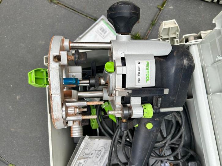 Festool Bovenfrees + Freesjes, Doe-het-zelf en Verbouw, Gereedschap | Freesmachines, Gebruikt, Elektrisch, Bovenfrees, Ophalen