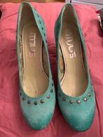 Prachtige leren turquoise groene schoenen. mt.39, Kleding | Dames, Schoenen, Pumps, Overige kleuren, Ophalen of Verzenden, Zo goed als nieuw