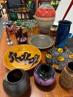 Diverse vintage woonaccesoires vaasjes lamp murano keramiek, Antiek en Kunst, Curiosa en Brocante, Ophalen